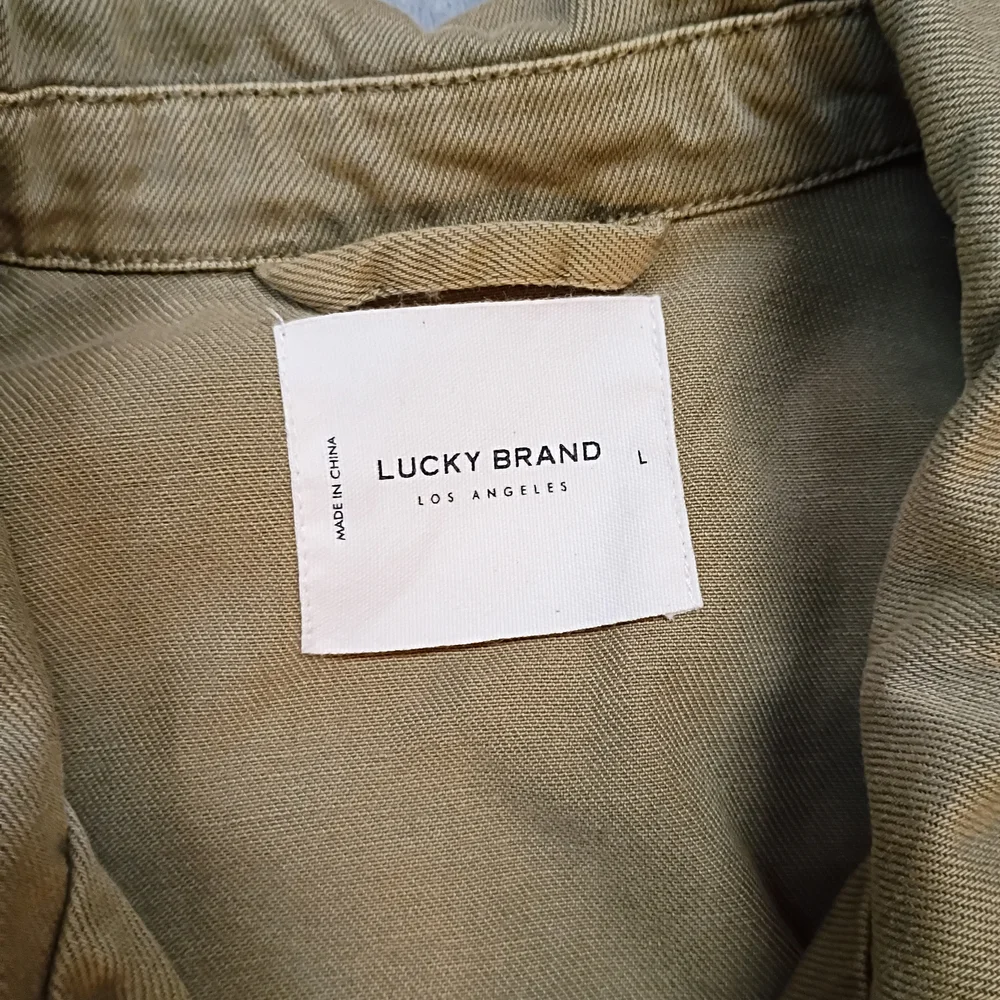 Lucky Brand Explorer Utility Cotton Twill Military Jacket - Picture 8 of 8